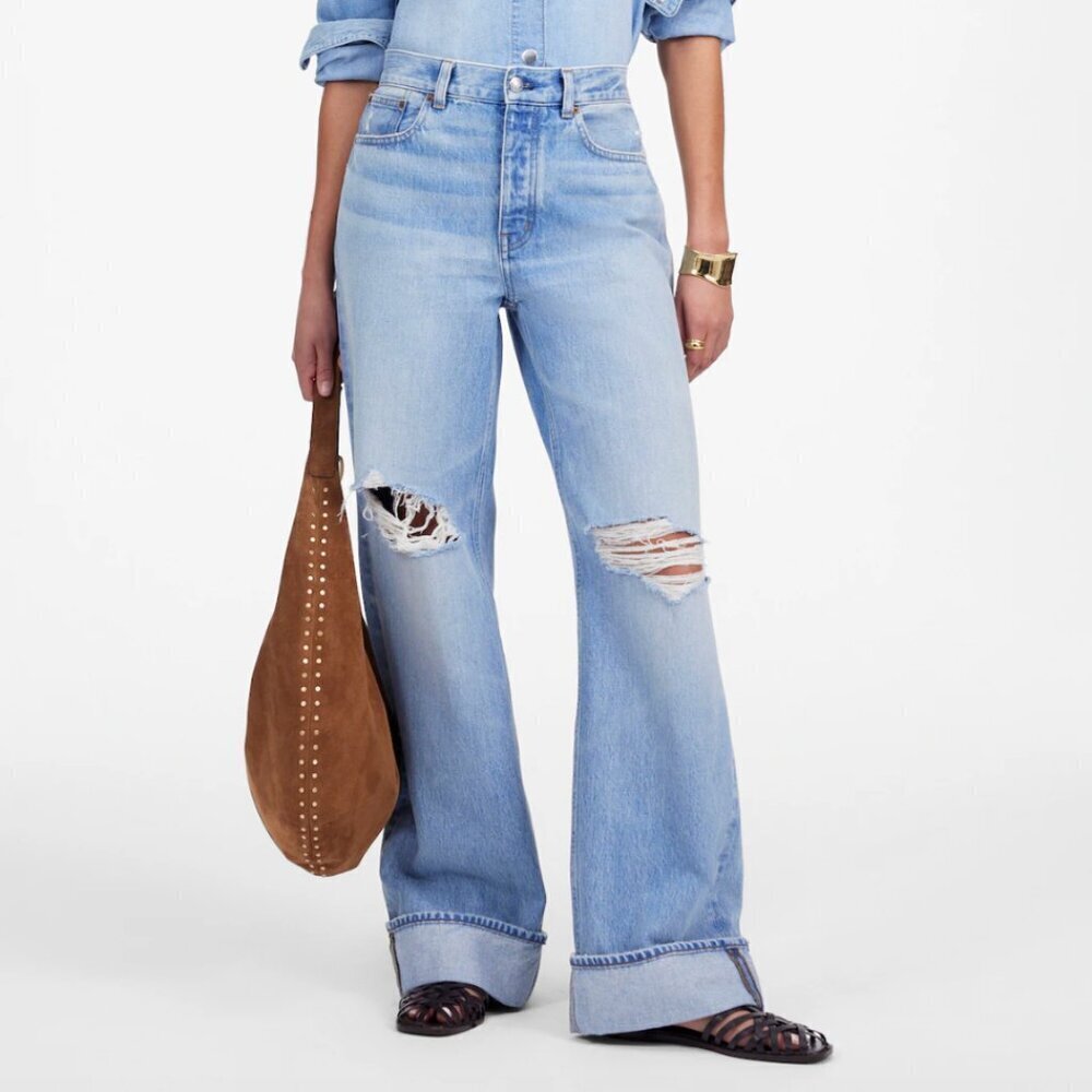 NWT! MADEWELL Low Slung Baggy Jeans Size 24